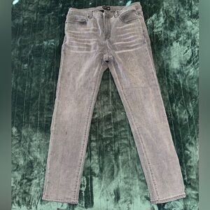 Caliville Grey Wash Straight Jeans